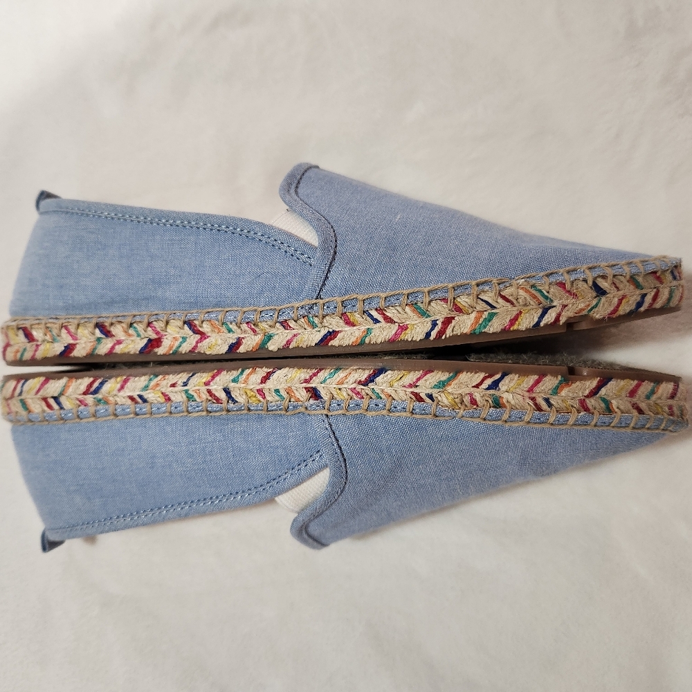 Talbots Women's Blue Espadrils Flat Slip-On Shoes, Size 8 - Picture 6 of 11